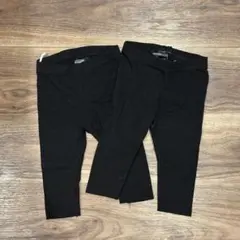 H&M ベビー レギンス ブラック 80cm 2枚セットのサムネイル