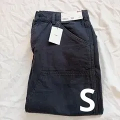 ユーティリティワークパンツ ユニクロ　UNIQLO ネイビー　S