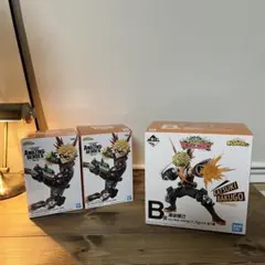 僕のヒーローアカデミア 爆豪勝己 フィギュア 3体セット