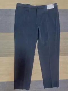 【新品】ユニクロ　EZYアンクルパンツ(2WAYストレッチ)XLダークグレー