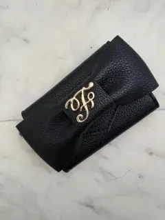 専用♡メゾンドフルール　ブラックリボンキーケース ゴールド金具