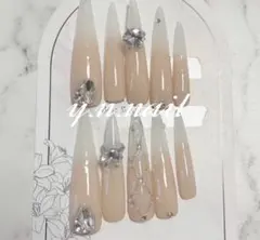 韓国　ギャル　ベイビーブーマー　ロングネイル　スナ系　量産型　y2k ワンホン