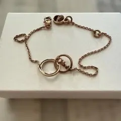 Chloe ブレスレット ダブルリング ロゴチャーム | Mercari