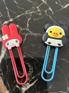 平成レトロ‼️マイメロディ・リラックマストアノベルティ【キイロイトリ】クリップ２本