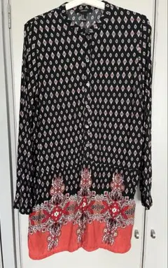 ビンテージ風 フォーエバー21ワンピース Forever21 古着 アジアン