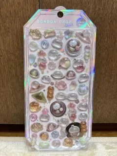 【正規品】シマエナガボンボンドロップシール もちもちボンボン シャーベット