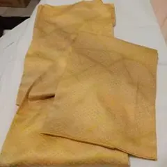 着物　小紋　オレンジ系