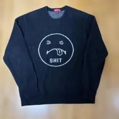 最終値下げ 希少Supreme ブラックニットセーター Mのサムネイル