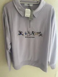 ミッキー &フレンズ　ハーフジップ　トレーナー　LLサイズ　新品　タグ付き