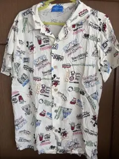東京ディズニーリゾート ミッキー 半袖シャツ　アロハシャツ　Sサイズ
