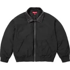 早い者勝ち！Leather Collar Utility Jacket Lサイズ Supreme Leather Collar Utility Jacket 23fw Week1