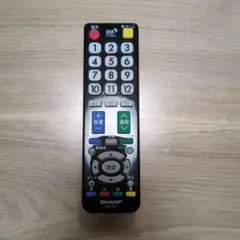 SHARP テレビ用リモコン AN-37RC1 本体
