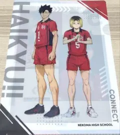 ハイキュー×くら寿司 クリアファイルと缶バッチのセット