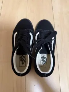 VANS ブラック スエード スニーカー