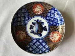 未使用品 有田焼 金彩古伊万里 竹斎 図替わり 刺身皿 仕切り角皿揃 3客