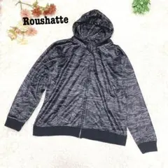 s.1503【ルーシャット】メンズ パーカー ジップアップ 総柄 3Lサイズ