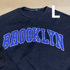 トレーナー L 黒／ スウェット