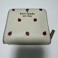 c*️様 kate spade NEW YORK 二つ折り財布 てんとう虫柄 - メルカリ