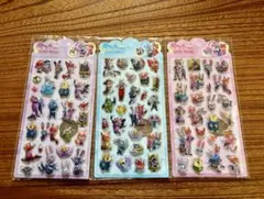 ☆3セット割☆ズートピアシールセット 3Dシール 立体シール シール帳 ぷくぷく