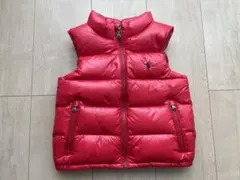 ラルフローレン ベビー 赤 コート ダウンベスト 90cm