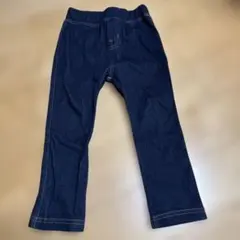 濃紺 ストレートパンツ ゴムウエスト　95