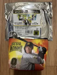 阪神タイガース 木浪聖也選手 選手フォト シークレットミニポーチキーホルダー