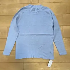 新品 未使用 NISSEN ニッセン トップス ニット 薄手セーター 水色 5L