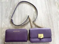 マイケルコース　お財布ショルダーバッグです。