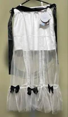 スカート　レース　リボン