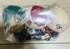 ナムコ ヒロアカ ちみっともぬい 緑谷出久 爆豪勝己　轟焦凍