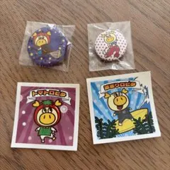 ロピア　缶バッジ　シール