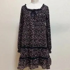 リズリサ系 リボン 花柄 ワンピース 00s y2k