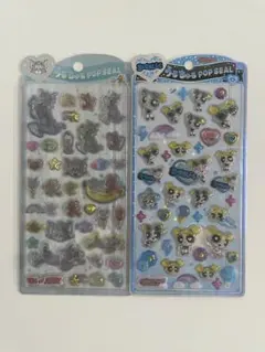 【正規品】うるちゅる ポップシール トムとジェリー パワーパフガールズ