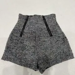 snidel ハイウエストショートパンツ M グレー系
