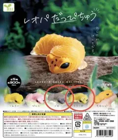 レオパだっぴちゅう ぐれー、くりーむ2種セット
