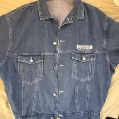 デニムジャケット UTILITYプリント付き
