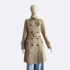 BURBERRY BLUE LABEL ベルト付きトレンチコート 40 ベージュ