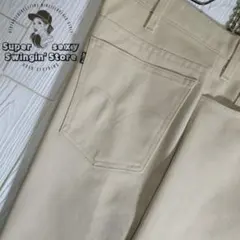 人気 リーバイス517 スタプレスト W38 ベージュ セミフレア ヴィンテージ