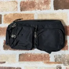 ウエストポーチ メンズ ブラック ウエストバッグ ボディバッグ 多機能 軽量