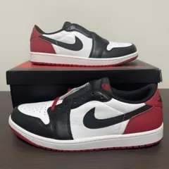 NIKE AIR JORDAN 1 RETRO LOW OG BLACK TOE