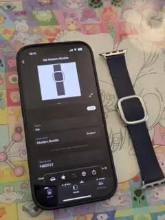 新品未使用apple watch モダンバックル　41　インク色　サイズm