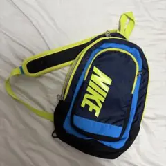 NIKE スリングバッグ ネイビー/ブルー/イエロー