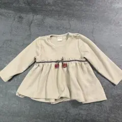 petitmain プティマイン　ベージュ 長袖　さくらんぼ　女の子