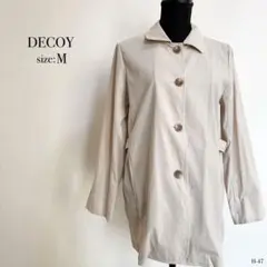 DECOY ベージュ 長袖シャツ Mサイズ
