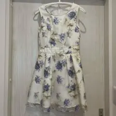 INGNI ワンピース パーティードレス 白 花柄