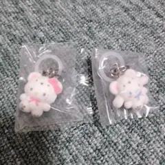 サンリオめじるしアクセサリー ふわふわスノー キティ＆シナモン