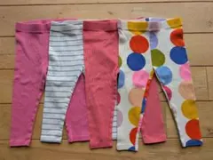 ベビー用レギンス4点セット