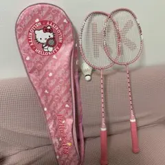 ハローキティテニスラケット23インチ専用カバー付平成レトロ！レア