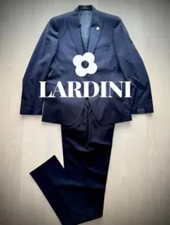未使用 LARDINI ラルディーニ ウールスーツ 50 ミッドナイトブルー