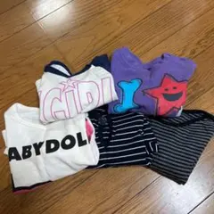 X-girl、BABY DOLL等　長袖Tシャツ5点セット
